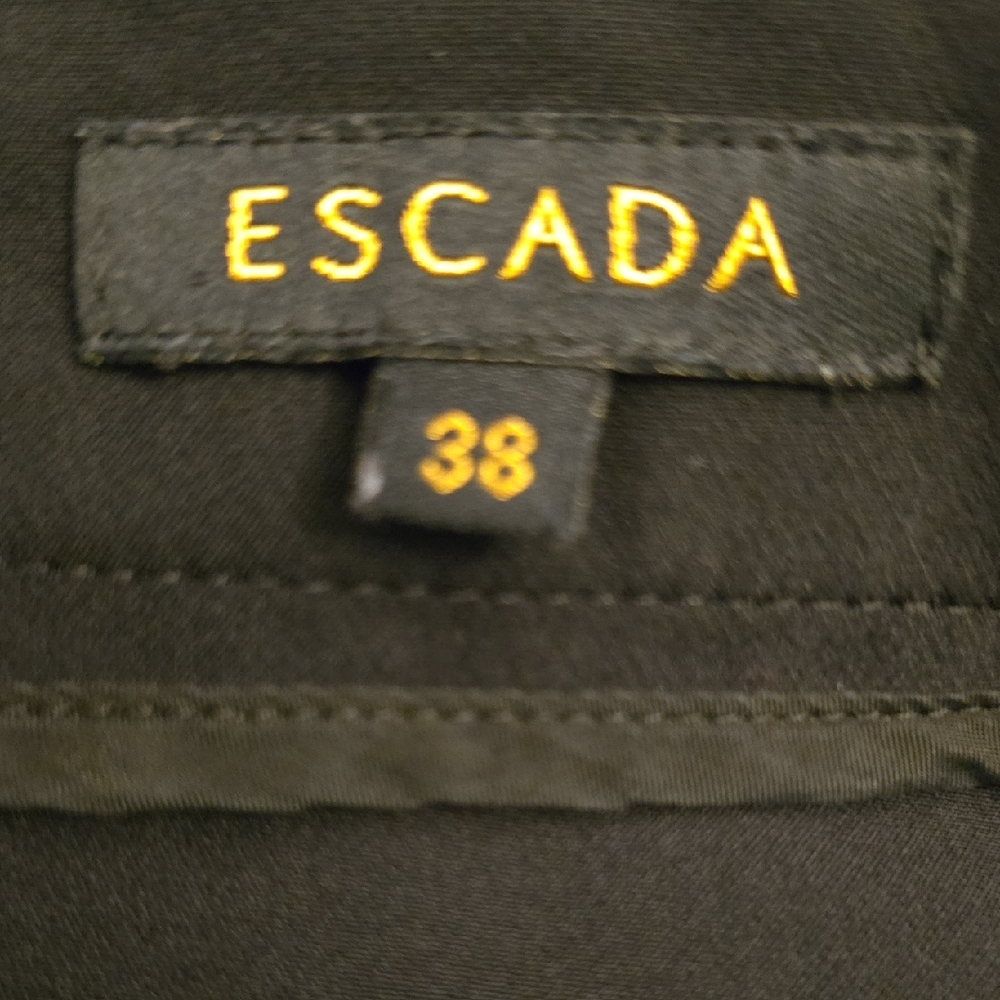 Escada Black and Gold Detail Garment